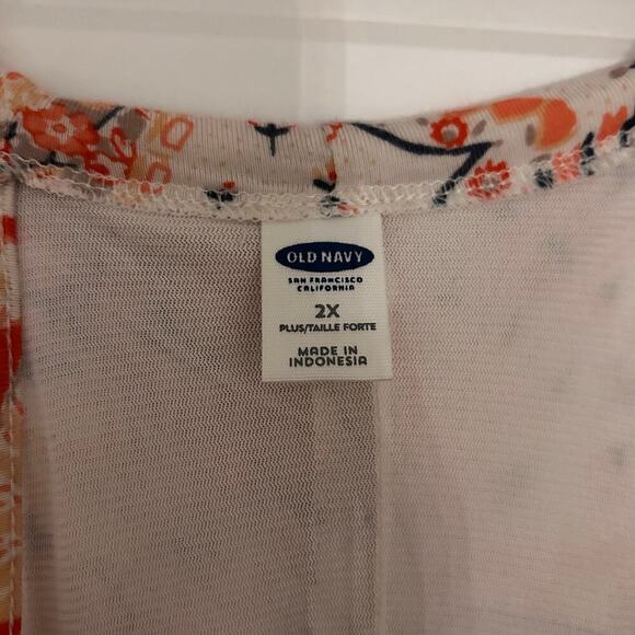 Old Navy Floral Paisley Maxi Dress Women’s 2X Sleeveless Cottagecore Scoop Neck - Picture 6 of 9